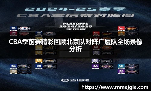 CBA季前赛精彩回顾北京队对阵广厦队全场录像分析